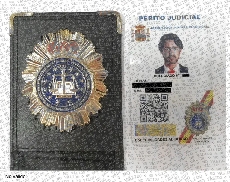 Carnet Perito Judicial